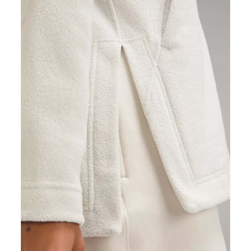 Lululemon Looped Terry Fleece Full Zip Sweater Sweatshirt Jacket Coat Oversized - Picture 3 of 15